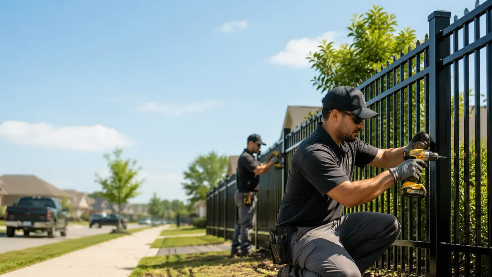 Metal Fence Installation in Bridgeport, MI